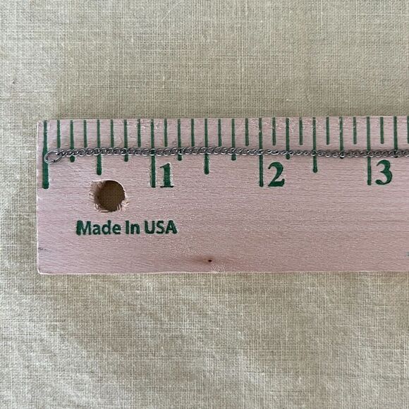 Vintage Necklace Rhinestone Heart Pendant Cable Chain Box Clasp Closure - Picture 6 of 15